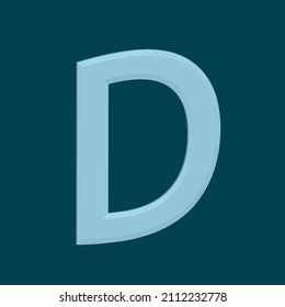 Simple D logo design and symbol art