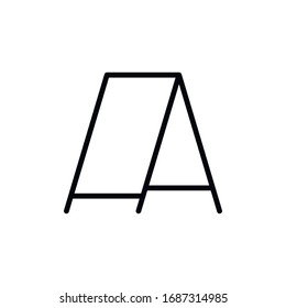 Menú diario simple icono de la línea de la placa. Pictograma de trazo. Ilustración vectorial aislada en un fondo blanco. Símbolo de calidad superior. Signo de vector para aplicaciones móviles y sitios web.