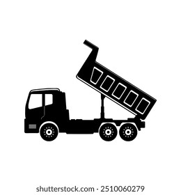 simple dam truck icon. it can be used as your company logo