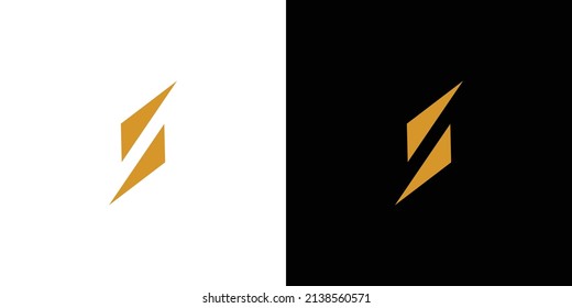 Simple dan modern letter S initials logo design