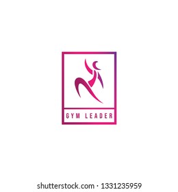 Simple Dance And Gym Logo Vector Template