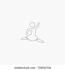 simple dancer icon