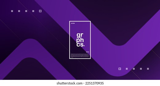 Simple dark abstract purple geometric background. cool color background design. triangle shapes overlap composition. Eps10 vector