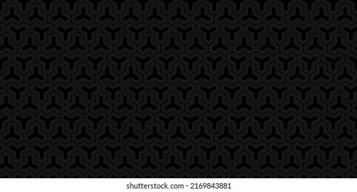 Simple Dark Black Flat Seamless Abstract Vector Illustration Background Art