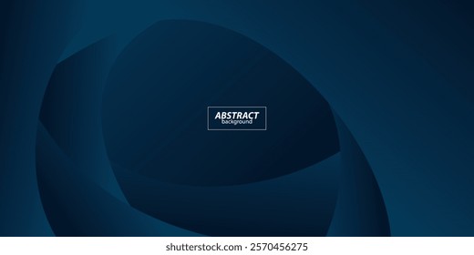 Simple dark blue background template with wavy blue gradient pattern. Modern design. Suitable for background. Vector eps10