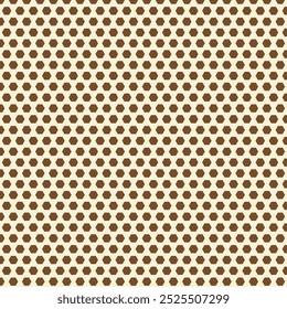  simple dark brown color small poligon dot pattern and creem color background.