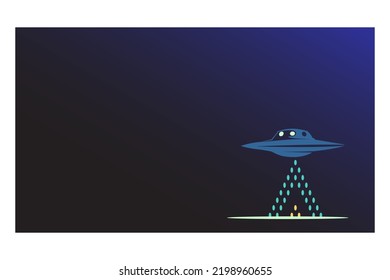 simple dark purple alien spaceship background cover