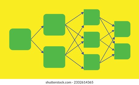 Simple data structure network diagram