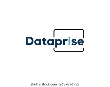 A Simple Dataprise logo Design and icon.