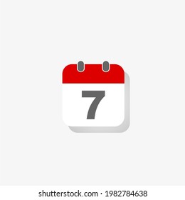 icono de calendario de fecha simple en fondo gris