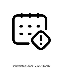 Simple Deadline icon. The icon can be used for websites, print templates, presentation templates, illustrations, etc