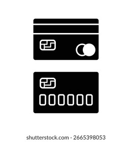 Simple Debit Or Credit Card Icon Illustration Suitable For Vector Basic RGB