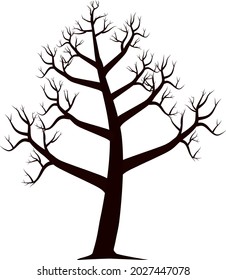  a simple deciduous black tree