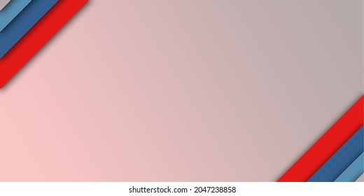 Simple decorative colored squares with a gradient pink background illustration