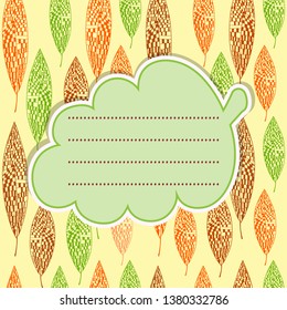 Simple decorative handmade background for design project.