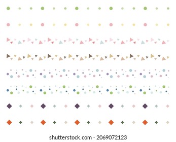 Ilustración vectorial gobernada decorativa simple
