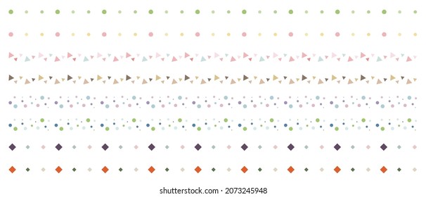 Simple decorative ruled vector illustration