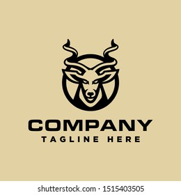 simple deer logo for company, team, community, etc.
