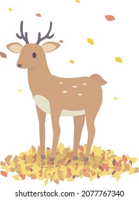 Simple deer vector EPS image