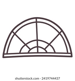 Einfache deformierte, handgezeichnete, langgezogene Illustration