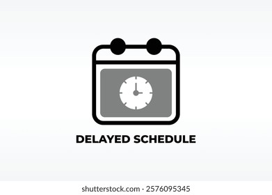 the simple delayed schedule icon