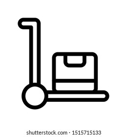 Simple delivery transport icon vector illustration 