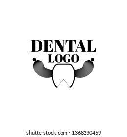 Simple Dental Icon Logo Vector