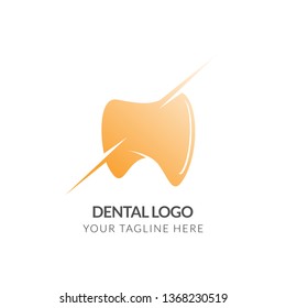 Simple Dental Icon Logo Vector