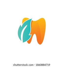 Simple dental logo design concept.