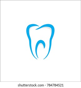 simple dental logo. vector.