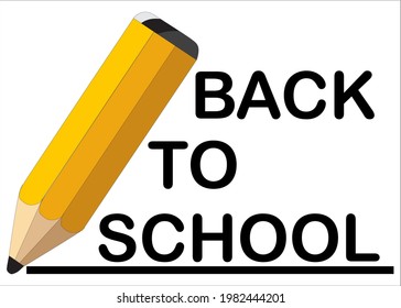 simple desain of back to school announcement