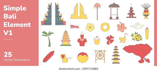 Desain simple Bali Elemento tradicional 1