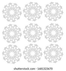 Simple design of abstract background with mandalas style 