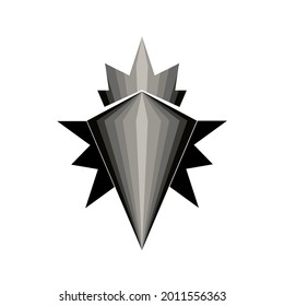 a simple design of abstract logo, good for club logo or background