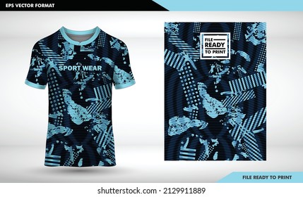 Diseño simple, Resumen de un patrón geométrico sin fisuras. Grunge urbana de fondo repetido para el textil, el uso deportivo. Elementos de líneas, azul, colores negros.