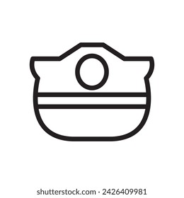 Simple design army beret hat vector icons for graphics, logo, website, social media, UI, mobile apps, EPS10