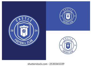 Simple design art logo for football club, bagde design, and other design