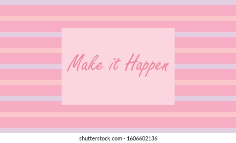 A simple design of  background with quote
