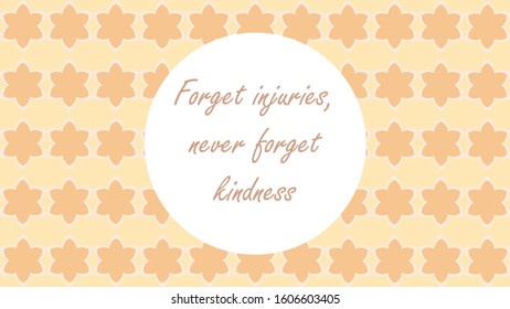 A simple design of background with quote