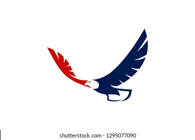 Simple Design of Bald Eagle