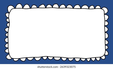 Simple design blank frame, cute frame for kids colorful and cheerful, invitation, notebook, postcard, cute frame, bookmark,certificate for kids and children in kindergarten or primary grades