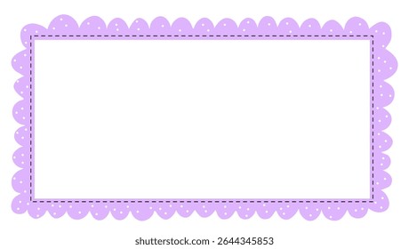 Quadro em branco de design simples, quadro bonito para crianças colorido e alegre, convite, notebook, cartão postal, quadro bonito, marcador, certificado para crianças e crianças no jardim de infância ou notas primárias
