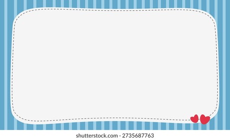 Simple design blank frame, cute frame for kids colorful and cheerful, invitation, notebook, postcard, cute frame, bookmark,certificate for kids and children in kindergarten or primary grades	

