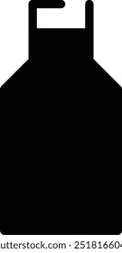 simple design of bottle icon sign