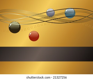 simple design with buttons and lines; useful for web template or business card