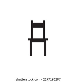 Simple Design Chair Icon, Vector Illustration