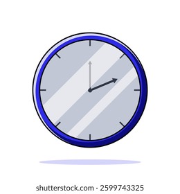 simple design of clock,suitable for icon or additional design about time or office