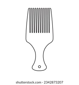 Simple design comb icon vector illustration
