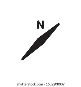 Simple Design Compass Vector Icon