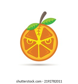 Simple design of dog face with orange fruits, very unique and different. 
Suitable for any business and company especially companies in pet shop, pet salon, pet care, pet food vendors